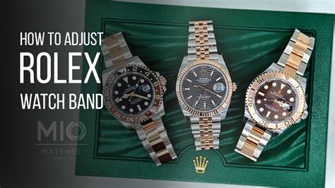 adjusting a rolex oyster royal|adjusting rolex oysterflex watch band.